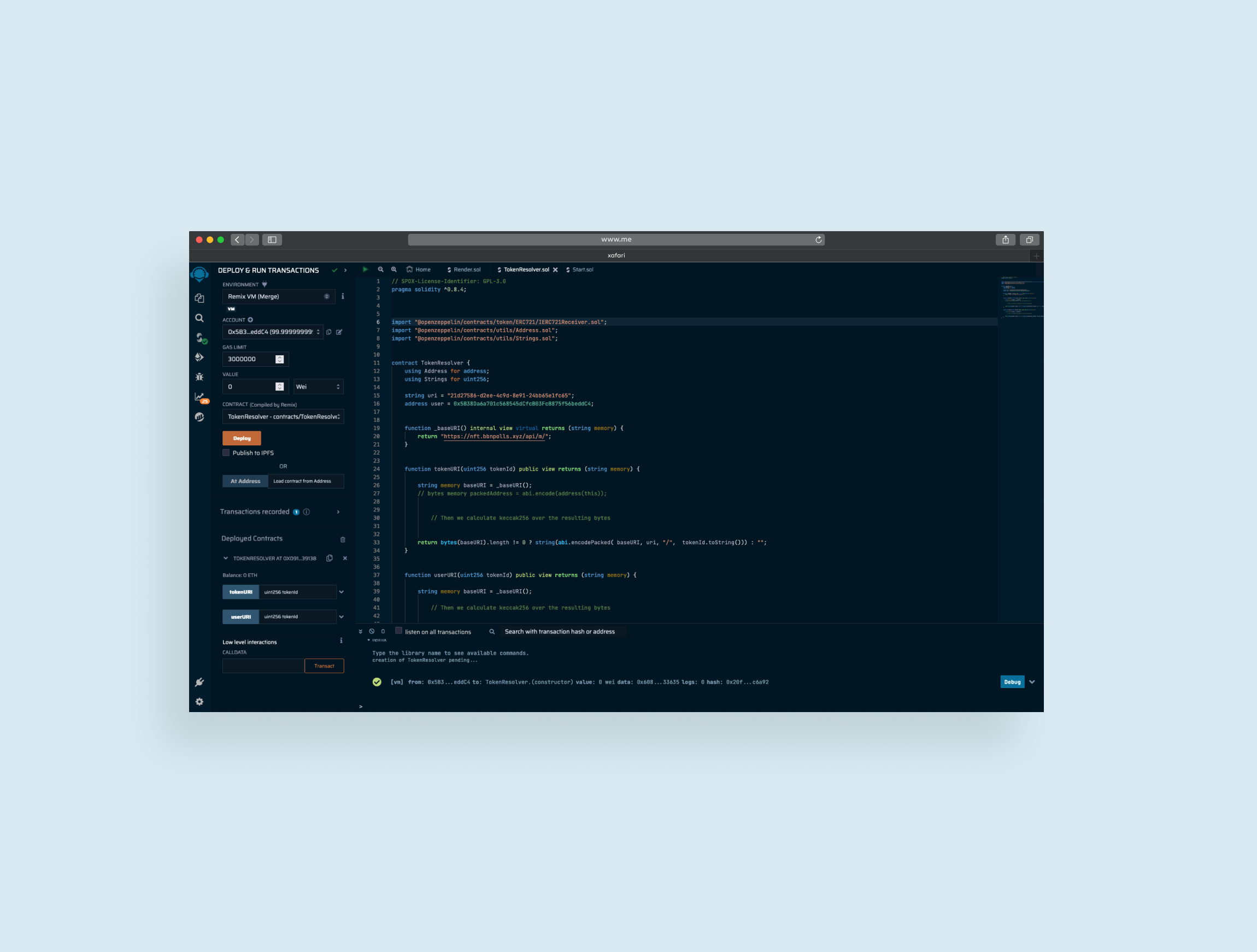 Ethereum Remix Theme Hacker Owl