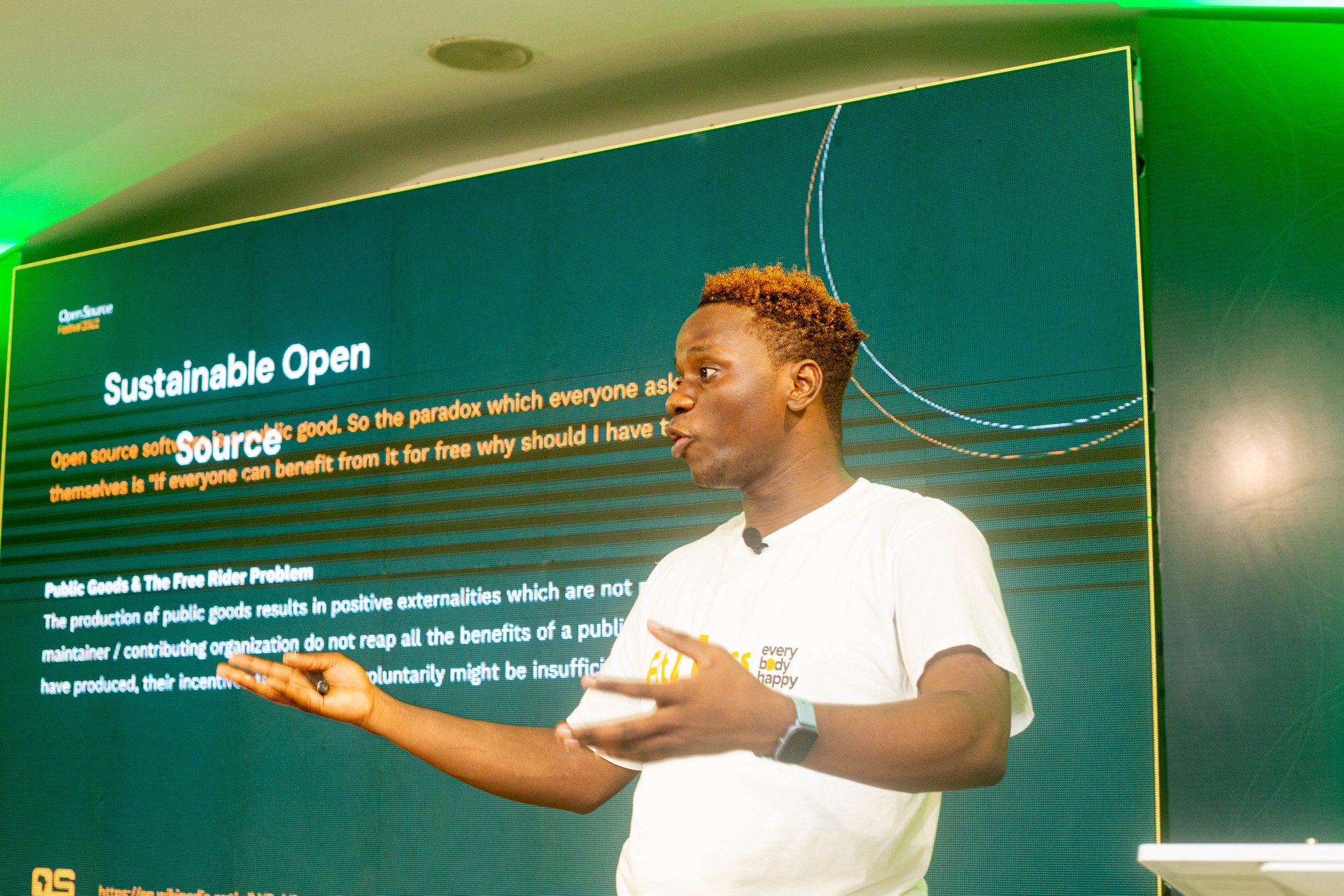 Andrew speaking at OSCA